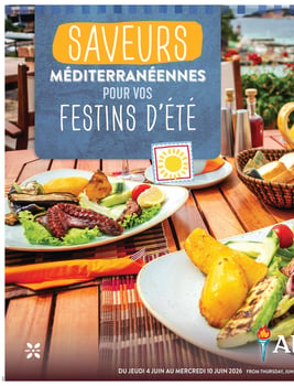 Circulaire Adonis - Saveurs de la Méditerranée Circulaire Adonis - Saveurs de la Méditerranée